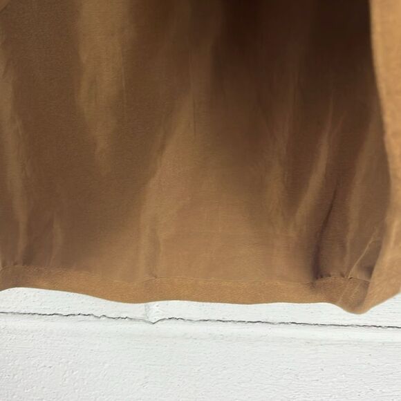 Abercrombie & Fitch tan faux suede mini skirt - Picture 2 of 7